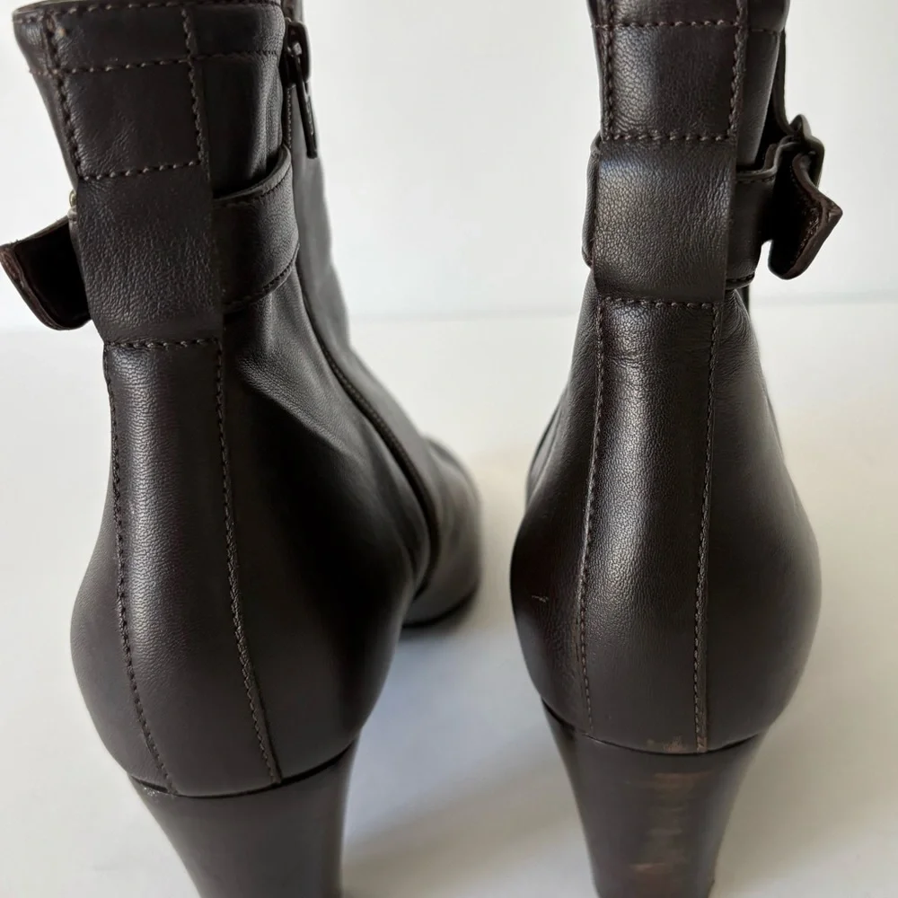 AGL Soft Leather Brown Ankle Boot - Picture 11 of 12